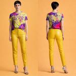 Футболка Versace Jeans Couture Baroque Neon Signature