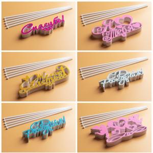 Большой ассортимент топперов
Разнообразные надписи-пожелания,формы и цветовые оттенки