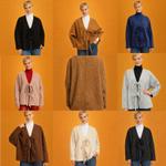 Роскошный шерстяной кардиган с завязками