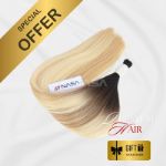 Bulk hair extensions ombre piano color 0010