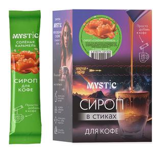 Сироп MYSTIC BLISS Солёная Карамель. 15 стиков / 1 шоубокс