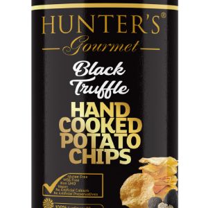 Картофельные чипсы ручной обжарки Hunter&#39;s Gourmet со вкусом &#34;Черный Трюфель&#34; 150гр банка