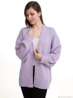 Кардиган оверсайз цвет лавандовый Veronika Style КД ОS1 КДOS1