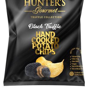 Картофельные чипсы ручной обжарки Hunter&#39;s Gourmet со вкусом &#34;Черный Трюфель&#34; 25гр пакет