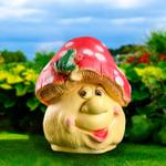 Гриб мухомор с лягушкой (19х21х26) В коробке по 6 шт. 4215945