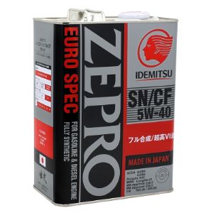 Полусинтетическое моторное масло IDEMITSU Zepro  5W-40, 4 л