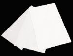 Салфетки для ноутбуков и оптики из микрофибры белые ZNOK формат А4