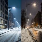 Почему на некоторых улицах свет яркий и ровный, а на других — мрак и тени?