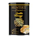 Чипсы картофельные Hunter's Gourmet Quattro Formaggi (Четыре Сыра) 150гр банка 733603099101