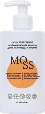 Гипоаллергенное антибактериальное средство для мытья посуды и фруктов 460 мл Moss MS305006