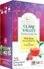 Чай пакетированный в саше CLARE VALLEY WILDBERRY FLAVOUR IN TEA BAGS в упак. 12 шт CLARE VALLEY