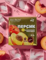 Конфеты (леденцы) без сахара Kiss Delice со вкусом Персик, 50 гр