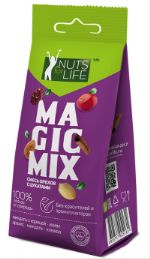 Смесь орехов с цукатами MAGIC MIX Nuts for life
