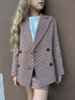 Одежда для девочек Unme Пиджак двубортный на подкладе coat