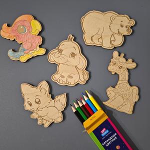 Фигурки под раскраску