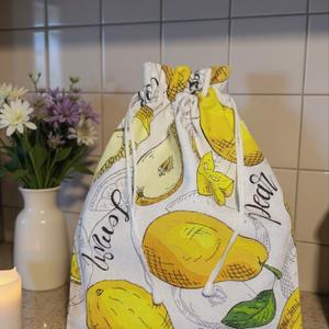 Мешочки для хранения из рогожки с полиэфирным шнуром