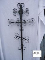 кресты ритуальные металические