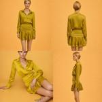 Мини-Платье из Шёлкового Крепа Премиум Класса