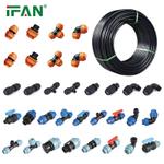 IFAN Agricultural Irrigation System 20-110MM PN16 Pressure Water Supply HDPE Pipes and Fittings pipe size