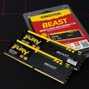 Kingston Fury Beast 32GB (2×16) DDR5р. (RGB — та же цена)