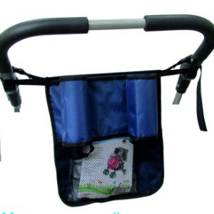 Сумка для коляски и санок, материал ПВХ,сетка, р-р 36*30 см, цвет синий