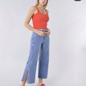 Кюлоты джинсовые, размеры xs, s, m