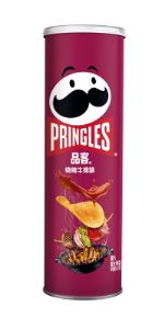 Картофельные чипсы Pringles со вкусом стейка барбекю