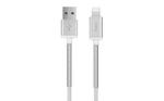 Кабель Olmio HD, USB 2.0 — lightning, 1.2м, 2.1A, белый 038645
