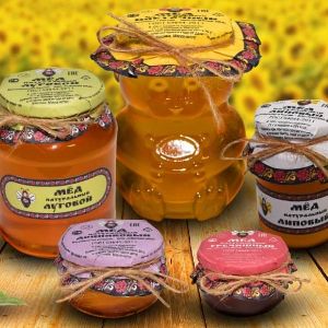 Мёд натуральный: цветочный, липовый, гречишный, донниковый в стеклянных банках  120, 250, 500, 1000 гр