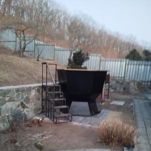 Чан для купания из нержавейки. Украшение Вашего загородного участка.