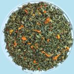 Чай зеленый ароматизированный (25 видов), с натуральными ингредиентами, опом от 2 кг