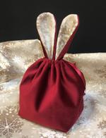 Мешочек для подарка зайка