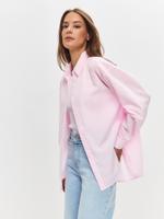 Рубашка розовая женская хлопок