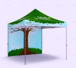 Палатка для выставок EcoFogTent exposition 3х3 print exposition
