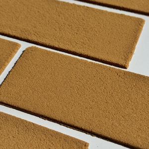 Гибкая Клинкерная плитка "Песочный" Размеры: 250x80x5мм 250x80x4мм 250x70x4мм 250x70x5мм Фактуры: F-0 F-1 F-2 F-3 F-4  F-5  F-6  F-S F-S1 F-S2 Любой размер и фактура под заказ.