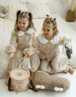 Детская пижама для девочек Babyboomsiki с воротником