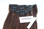 Наращивание волос Nasa Hair — Заколки для наращивания волос темного цвета 0005