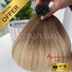 Micro-Tip Hair Extension Straight Nasa Hair Ombre Color 0079