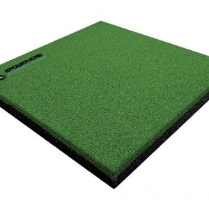 Резиновая плитка 500х500х30мм, зеленая