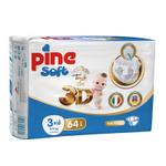 3 Pine Soft 3D Midi/Детские подгузники 64 шт (бол.уп)