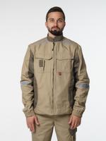 Куртка рабочая мужская №116 цвет бежевый, хаки, ткань Канвас Эпицентр-Спецодежда №116БеХаСКан