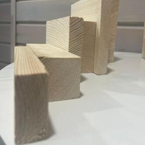 Распиловка и строгание древесины по стандартным размерам и размерам заказчика, торцы на фото