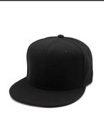 Бейсболки черные унисекс snapback1