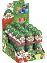 Kinder joy Minecraft набор 24 шт/ Киндер Джой Майнкрафт