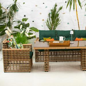 Обеденный стол Династия из искусственного ротанга от Malacca