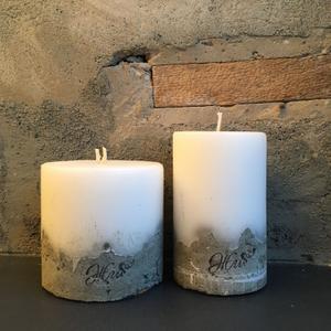 Свеча Формовая на бетоне,  Аромат - Ваниль, Цена - 2250 руб.