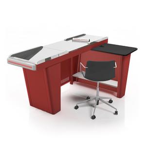 PSC-M-150  v 3.0
Кассовый бокс без транспортёра. С тумбой кассира.
Размер: 1500х1100х870
Рабочая поверхность: гладкая нержавейка или "лён".
Направленность: универсальная - правая или левая.
Изделия имеют универсальную разборную конструкцию, покрытие осуществлено порошковой краской высокого качества. Монтаж кассового бокса достаточно прост и осуществляется за минимальное время.
В данных моделях существует возможность встройки дополнительного оборудования.

Цвета стандартные:
RAL 3000, красный;
RAL 1018, жёлтый;
RAL 6029, зеленый;
RAL 5005, синий;
RAL 9022, серебро
Или любой по каталогу RAL

Комплектность поставки:
Паспорт на кассовый бокс.
Столешница в сборе.
Тумба широкая, тумба узкая.
Комплект крепежа для сборки кассового бокса.
Передняя панель кассового бокса. Крышка тумбочки (ДСП).