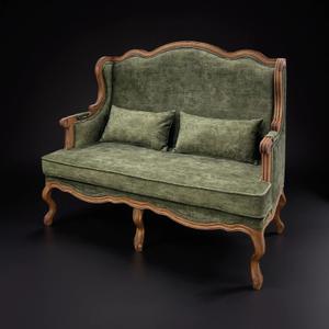 Двухместный диван Сезарина с подушками