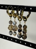 Серьги из натуральных камней в ассортименте