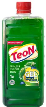 Гель для мытья посуды "Teon" 1 л. Лайм и лимон 845/1